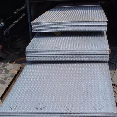 MS Mild Alloy Carbon Steel Plate Sheet ASTM A36 A283 A387 S235jr Checkered