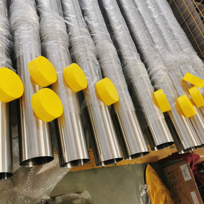 Industrial 304 Stainless Steel Pipe 9.0mm Thickness 3 Inch SS Seamless Tube