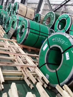 AISI JIS 403 Stainless Steel Coil 201 304 2b Surface Cold Rolled For Decoration